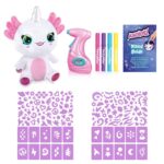 Плюшен аксолотъл със светещ рог за оцветяване, Canal Toys - Image 6