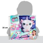 Плюшен аксолотъл със светещ рог за оцветяване, Canal Toys - Image 7