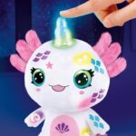 Плюшен аксолотъл със светещ рог за оцветяване, Canal Toys - Image 2