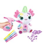 Плюшен аксолотъл със светещ рог за оцветяване, Canal Toys - Image 3