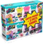 Творчески комплект Слайм 3 цвята + 3 бонус, Canal Toys