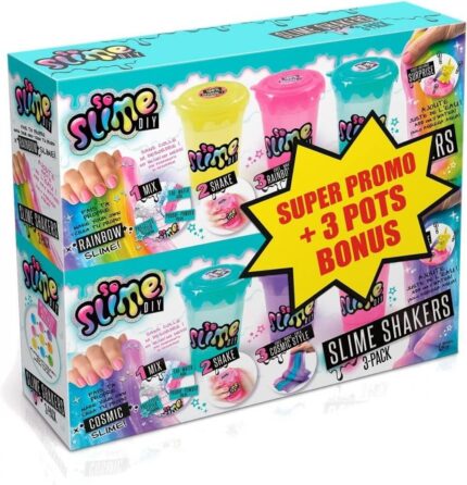 Творчески комплект Слайм 3 цвята + 3 бонус, Canal Toys