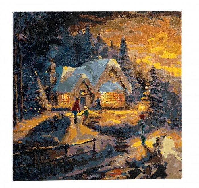 tvorceski-komplekt-craft-buddy-risuvane-po-nomera-zavrasane-na-selo-za-koleda-30-h-30-sm-image_64e6405ce320c Рисуване по номера Завръщане на село за Коледа, Craft Buddy