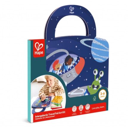 Книжка за апликации с фолио Космос, Hape