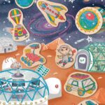 Магнити Живот на Марс 17 части, Hape - Image 2