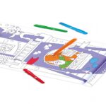 Хартиена ролка за оцветяване Фантастичен замък, Hape - Image 3