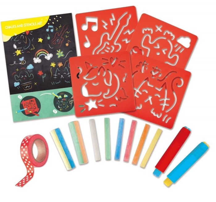 tvorceski-komplekt-hape-zabavno-risuvane-s-tebesiri-i-sabloni-21-casti-image_64dbecd29967c Рисуване с тебешири и шаблони 21 части, Hape