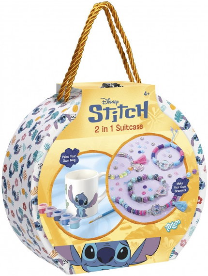 Творчески комплект куфарче Stitch Направи си сам 2 в 1, Totum