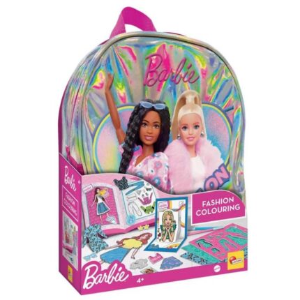 Творчески комплект Barbie 2 в 1 раница с комплект за рисуване, Lisciani
