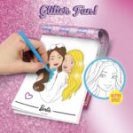 Книжка за оцветяване Barbie с блясък, Lisciani - Image 3