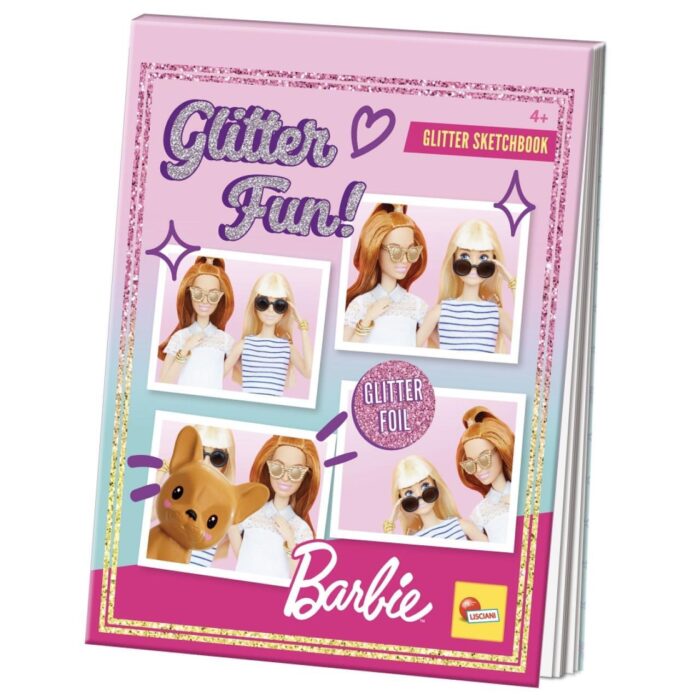 tvorceski-komplekt-lisciani-barbie-knizka-za-ocvetiavane-s-bliasiek-69177d5e61e55 Книжка за оцветяване Barbie с блясък, Lisciani