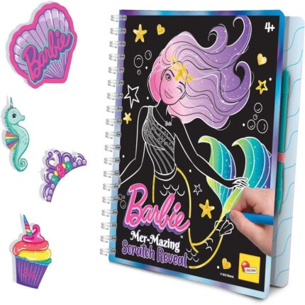 Скречбук Barbie Русалка, Lisciani