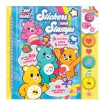 Творчески комплект Care Bears Книжка със стикери и печати, Lisciani