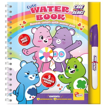 Творчески комплект Care Bears Книжка за рисуване с вода, Lisciani
