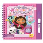 Книжка с вода Gabby's Dollhouse Gabdorable, Lisciani