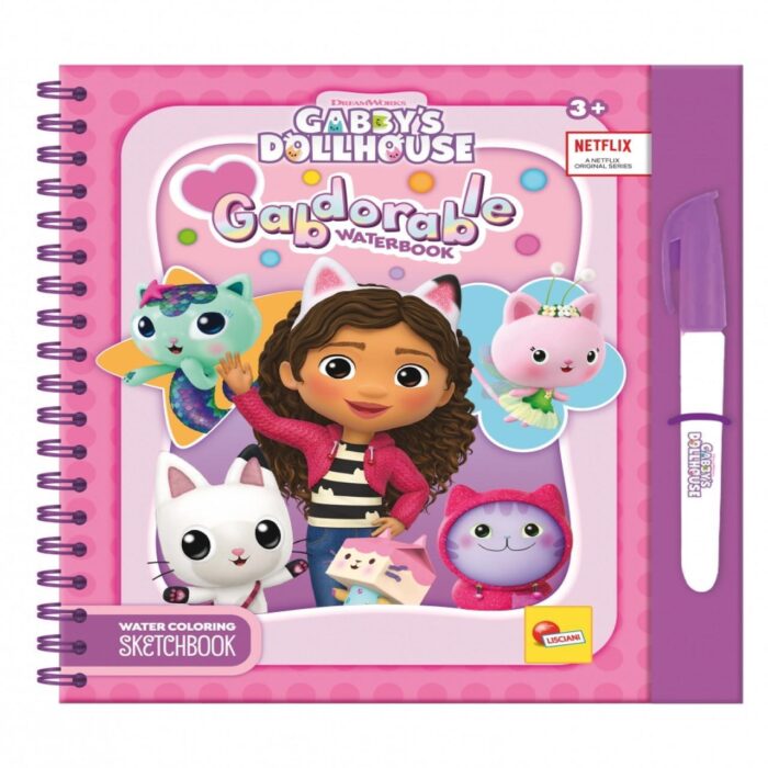 tvorceski-komplekt-lisciani-gabbys-dollhouse-knizka-za-ocvetiavane-s-voda-gabdorable-69177d779dc86 Книжка с вода Gabby's Dollhouse Gabdorable, Lisciani