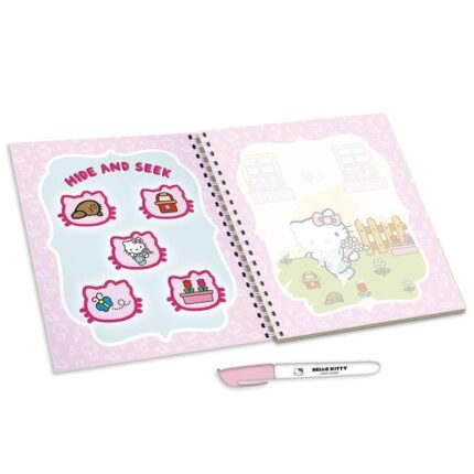 Книжка за рисуване с вода Hello Kitty, Lisciani