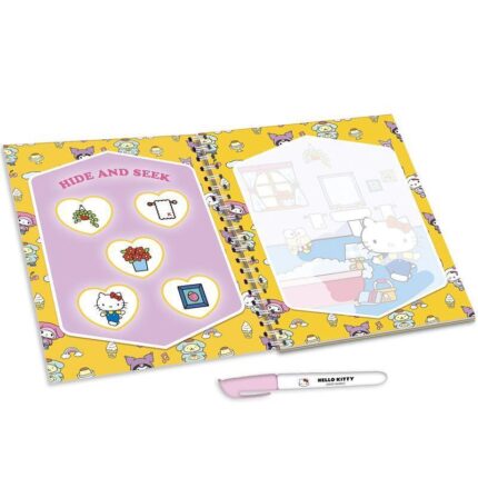Книжка за рисуване Hello Kitty и приятели, Lisciani