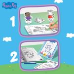 Творчески комплект Peppa Pig 2 в 1 раница с комплект за рисуване, Lisciani - Image 2