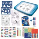 Комплект за рисуване Stitch със светеща дъска, Lisciani - Image 5