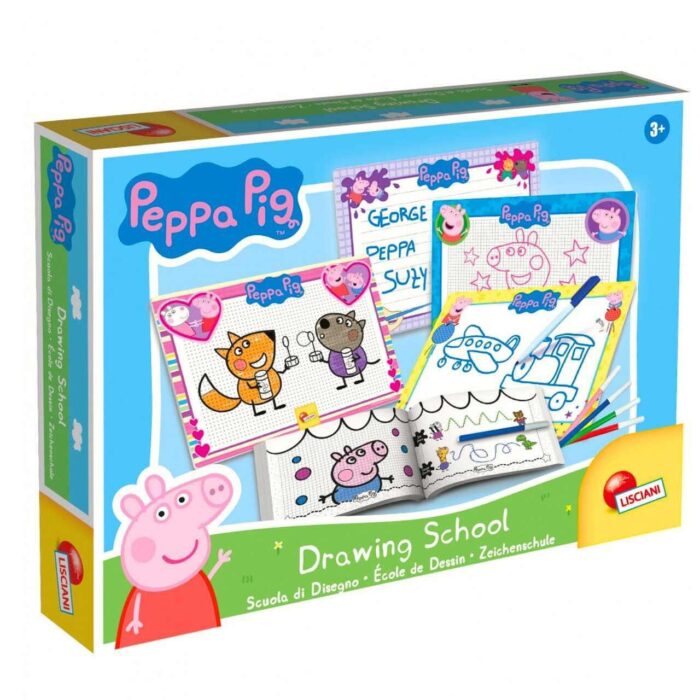 tvorceski-komplekt-peppa-pig-ucilise-po-risuvane-lisciani-692c06a56cd4d Училище по рисуване Peppa Pig, Lisciani