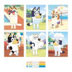 Творчески комплект Bluey 2 в 1 Гипсови фигурки и картички, Totum - Image 4