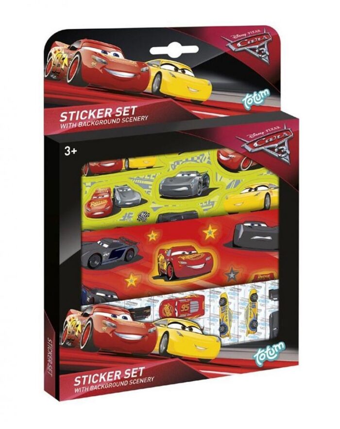 tvorceski-komplekt-totum-cars-3-dekoriraj-sam-sas-stikeri-image_6542e0559c687 Стикери Cars 3 за декориране, Totum