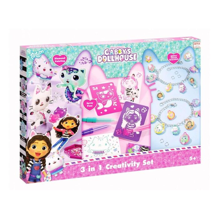 tvorceski-komplekt-totum-gabbys-dollhouse-blestasi-grivni-sprej-markeri-diamantena-mozajka-3-v-1-67e4ddc90ded0 Творчески комплект Gabby's Dollhouse 3 в 1, Totum