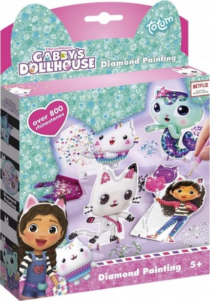 Диамантена бродерия Gabby's Dollhouse, Totum
