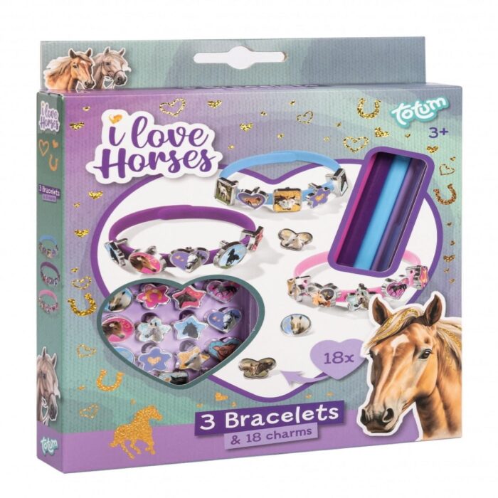 tvorceski-komplekt-totum-i-love-horses-napravi-sam-grivni-3-broia-689303a0e4f72 Гривни I Love Horses 3 броя, Totum