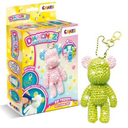 Ключодържател с диамантена бродерия Мече, Craze