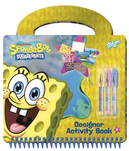 Творчески комплект SpongeBob Книжка с активности, Totum
