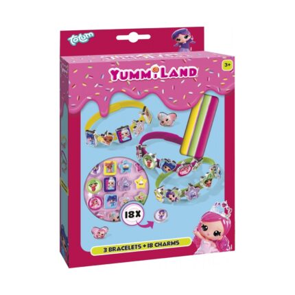 Творчески комплект YummiLand Направи сам гривни, 3 броя, Totum