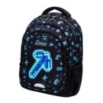 Ученическа раница Тъмен Пиксел AB300, 42 см, Astra - Image 4