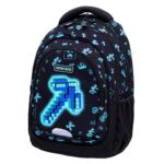 Ученическа раница Тъмен Пиксел AB330, 39 см, Astra - Image 3