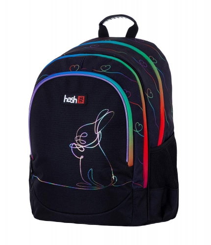 Ученическа раница Rainbow Bunny, 39 х 28 х 15 см, Hash
