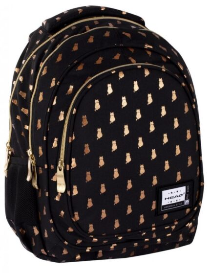 Ученическа раница AB330 Golden Kitty, 39 см, Head