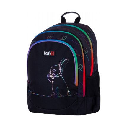 Ученическа раница Rainbow Bunny, 39 х 28 х 15 см, Hash