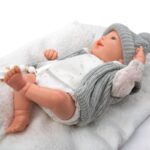Усмихната кукла бебе Даниела с аксесоари, 45 см, Arias - Image 4