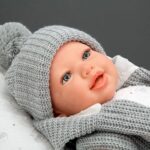 Усмихната кукла бебе Даниела с аксесоари, 45 см, Arias - Image 2