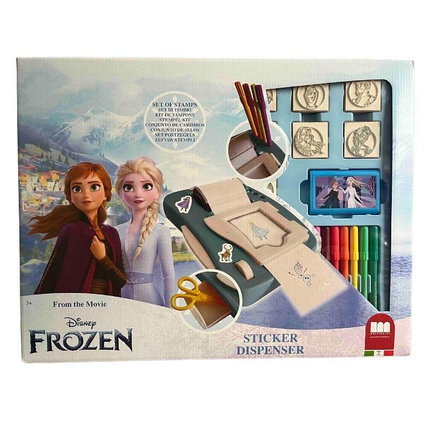 Креативен комплект Frozen 2 със стикер машина, Multiprint