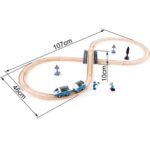 Влакова композиция с 8 фигури за безопасност, Hape - Image 2