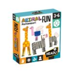 Монтесори игра Забавление с животни, Headu