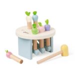 Дървена игра с чукче Овощна градина, Classic World