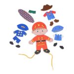 Игра за нанизване Професии за момчета, Classic World