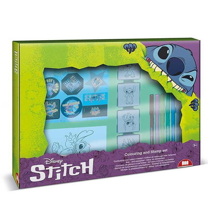 Комплект за рисуване Stitch с 4 печата, Multiprint