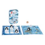 Занимателна игра 2 в 1 Морски шах и Змий и стълби, Hape