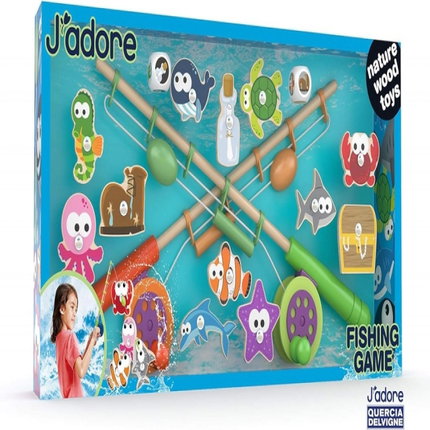 Занимателна игра Риболовно съкровище, 16 части, J'adore