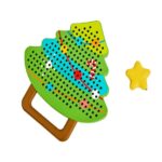 Магнитна дъска за рисуване Коледна елха, Hape - Image 3