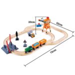 Железопътен комплект с кран, Hape - Image 5